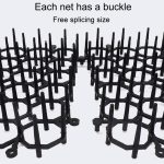 12 teile/schachtel Anti-Katzen Stacheldraht Spike Net Matte Sofas Tor Garten Katzen Abweisend Werkzeug, Without Screw, With 4 Screws – Bild 7