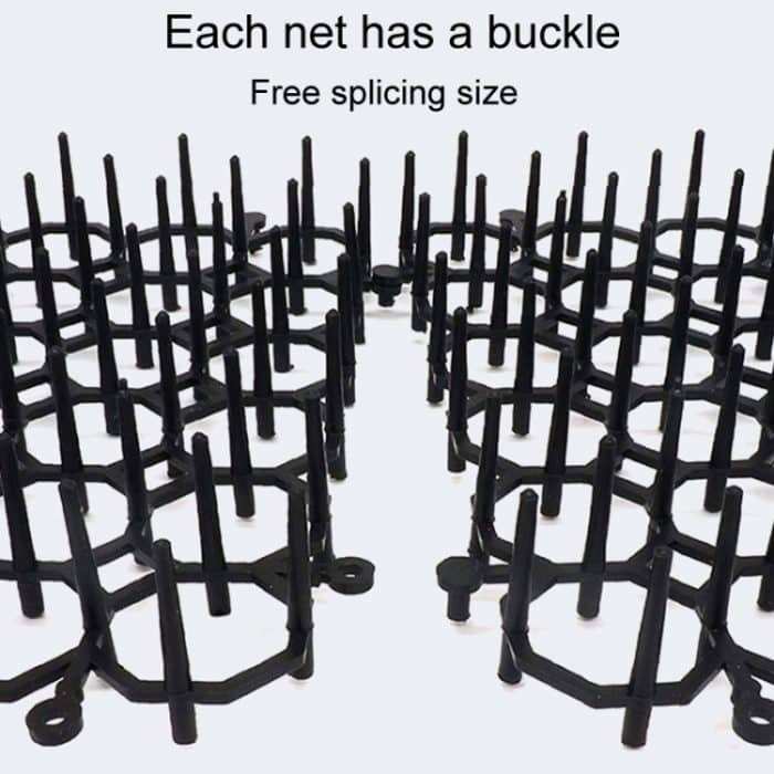 12 teile/schachtel Anti-Katzen Stacheldraht Spike Net Matte Sofas Tor Garten Katzen Abweisend Werkzeug, Without Screw, With 4 Screws – Bild 7