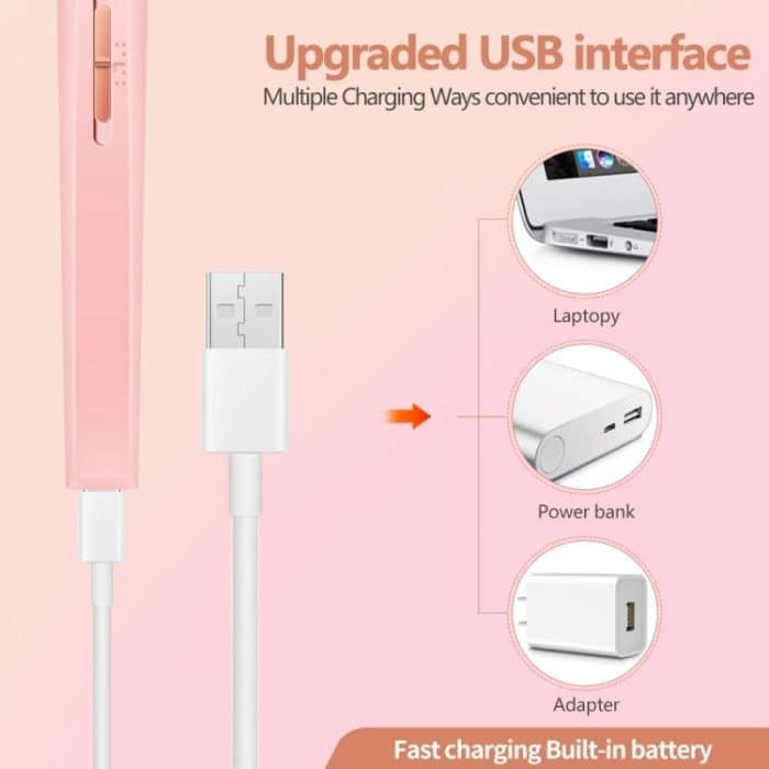 Mini-Nagelschleifer, Nagelentferner, tragbares elektrisches Nagelwerkzeug mit Licht – Bild 8