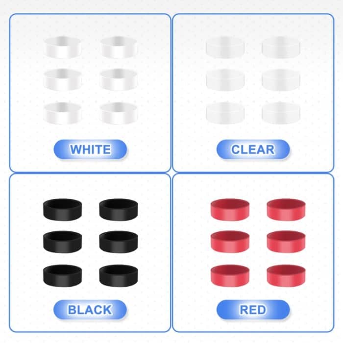 12 Paar Silikon-Joystick-Schutzhüllen für Steam Deck / PS4 / PS5 / Switch / Xbox – Bild 3