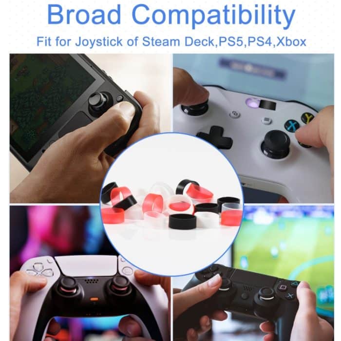 12 Paar Silikon-Joystick-Schutzhüllen für Steam Deck / PS4 / PS5 / Switch / Xbox – Bild 7