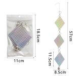 Balkon Laser Reflektierende Vogel Repeller Garten Dekoration Vogel Abweisend Band, Diamond Shape – Bild 3