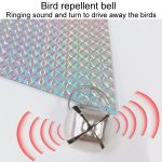 Balkon Laser Reflektierende Vogel Repeller Garten Dekoration Vogel Abweisend Band, Diamond Shape – Bild 6