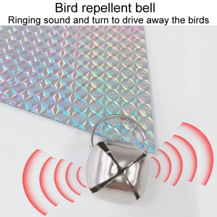 Balkon Laser Reflektierende Vogel Repeller Garten Dekoration Vogel Abweisend Band, Diamond Shape – Bild 6