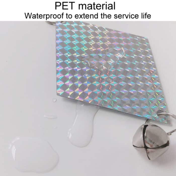 Balkon Laser Reflektierende Vogel Repeller Garten Dekoration Vogel Abweisend Band, Diamond Shape – Bild 8