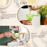 Praktischer Messlöffel, überlaufsicherer Trichter, multifunktionaler Wasserflaschenlöffel – Bild 6