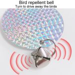 Vogelabwehr für den Garten, dekoratives rundes hängendes Laser-Reflexstück – Bild 5