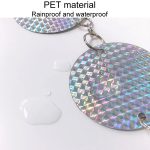 Vogelabwehr für den Garten, dekoratives rundes hängendes Laser-Reflexstück – Bild 7