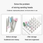 30 Löcher Nail Art Bohrer Aufbewahrungsbox staubdichtes Display Rack mit Reinigungsbürste – Bild 5