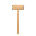 Multifunktionaler doppelseitiger Fleischhammer mit Holzgriff, Küchensteak-Sehnenbrecher