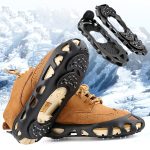 30-Punkt-Stollen Steigeisen Spikes zum Gehen, Joggen, Wandern, Bergsteigen Eis Schnee Griffe, S, M, L, XL – Bild 2