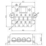 Fünf-Wege-Sicherungskasten mit einem Eingang und vier Ausgängen – Modifikation der RV-Stromversorgung, Fuse Box, Fuse Box + Fuse – Bild 4