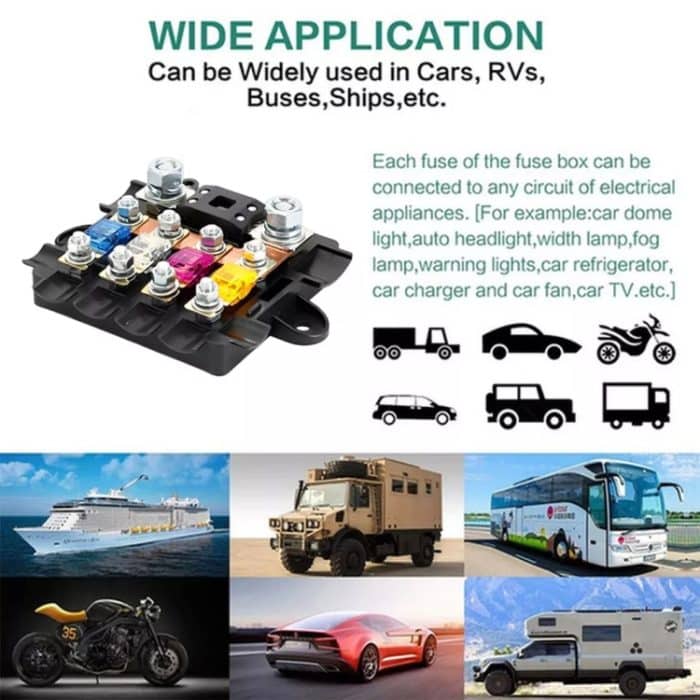 Fünf-Wege-Sicherungskasten mit einem Eingang und vier Ausgängen – Modifikation der RV-Stromversorgung, Fuse Box, Fuse Box + Fuse – Bild 6