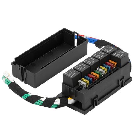 11-fach 12V Relais Sicherungshalter mit Kabel für Autos Schiffe, Full Set 4 Pin, Full Set 5 Pin