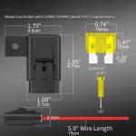 ATC/ATO 20A/30A Wasserdichter Kabelbaum-Sicherungshalter – Bild 5
