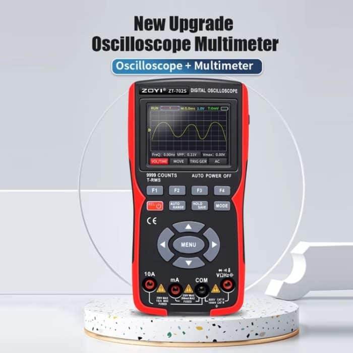 ZOYI Farbbildschirm Multifunktionales Handheld-Digitaloszilloskop-Multimeter, ZT702S – Bild 7