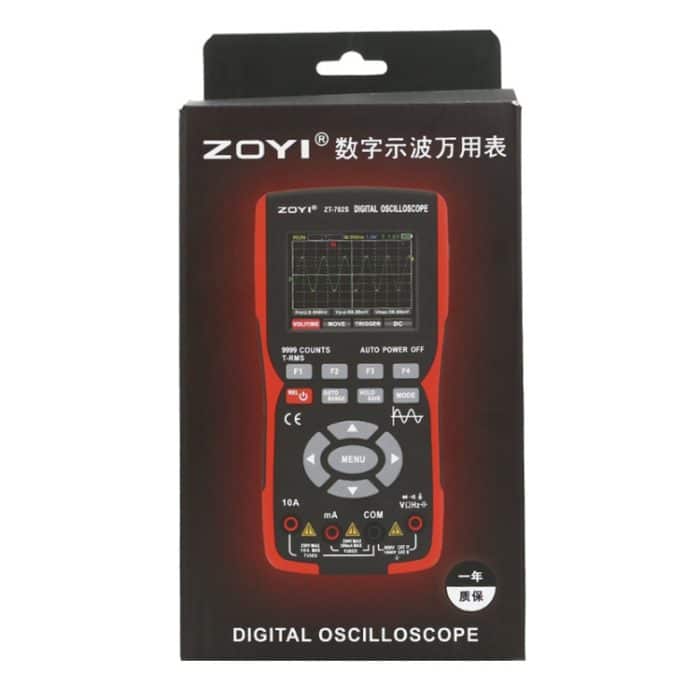 ZOYI Farbbildschirm Multifunktionales Handheld-Digitaloszilloskop-Multimeter, ZT702S – Bild 9
