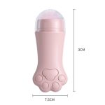 Natürliches Rosenquarz-Gesichtsöl-Absorptionsroller aus Vulkangestein, Gesichtshautreparatur-Reinigungsmassagegerät – Bild 3