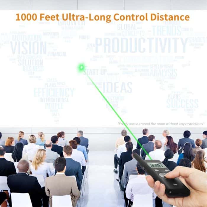 Doosl DSIT037 Seitenwender mit Laserfernbedienung, 300 m Reichweite, grünes Licht – Bild 7