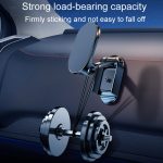 D11 Magnetischer, faltbarer Autotelefonhalter, drehbarer Armaturenbrett-Navigationsständer zum Aufkleben, Black Gloosy, Silver Gloosy – Bild 6