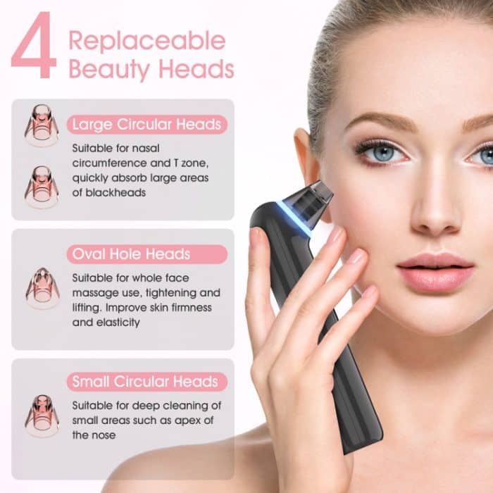 Elektrisches Schönheitsinstrument, Gesichtsporenentferner, Mitesser-Akne-Reiniger, XPRE202 – Bild 4