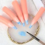 5 teile/satz Nail art Silikon Gefälschte Finger Einsetzbar Nagel Stück Praxis Finger Formen, With Magnet, Without Magnet – Bild 8