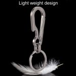 Titanlegierung Auto Schlüsselanhänger Multifunktionaler einfacher Verlustschutz Gürtel Charm Ring, Classic Model, Upgrade Model – Bild 4