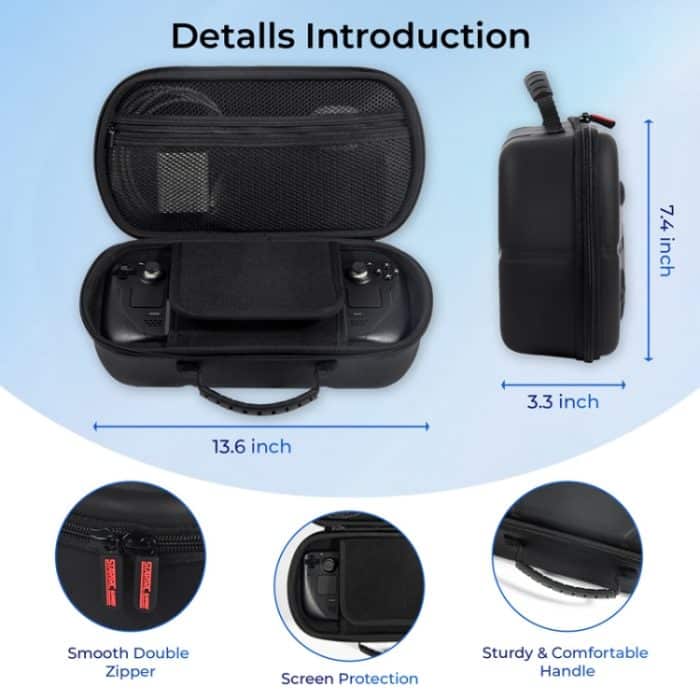 STARTRC GAMES Palm Universal Crossbody Schultertasche Handheld Aufbewahrungstasche, Universal PU Bag – Bild 5