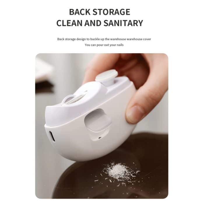 CH-705 2-in-1 Multifunktions-Nagelschleifer mit Licht Kinder-Einklemmschutz-Nagelknipser – Bild 6