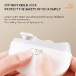 CH-705 2-in-1 Multifunktions-Nagelschleifer mit Licht Kinder-Einklemmschutz-Nagelknipser – Bild 7