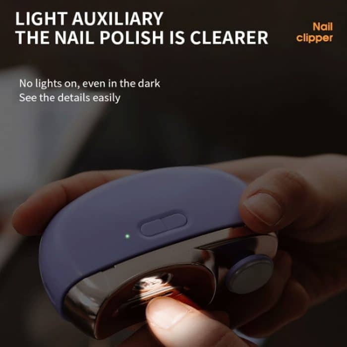 CH-705 2-in-1 Multifunktions-Nagelschleifer mit Licht Kinder-Einklemmschutz-Nagelknipser – Bild 8