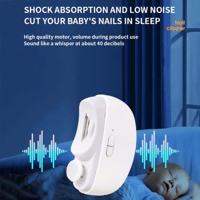 CH-705 2-in-1 Multifunktions-Nagelschleifer mit Licht Kinder-Einklemmschutz-Nagelknipser – Bild 9