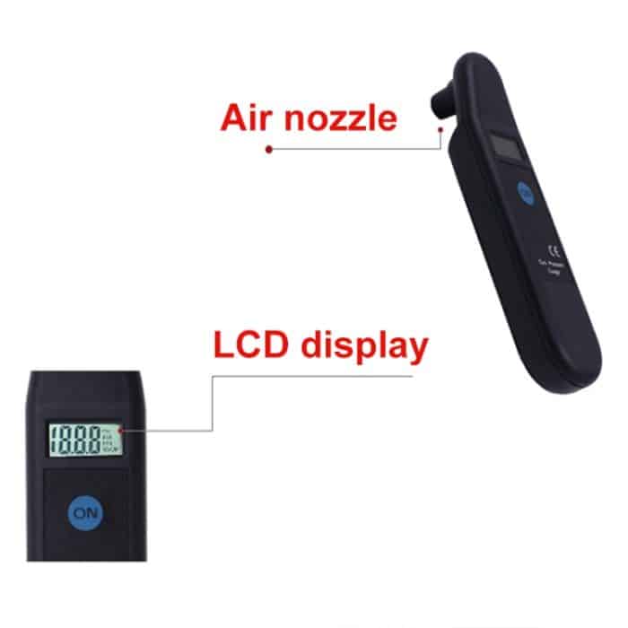 Hochpräzises Autoreifendruckmessgerät mit digitaler Anzeige, VT800 – Bild 4