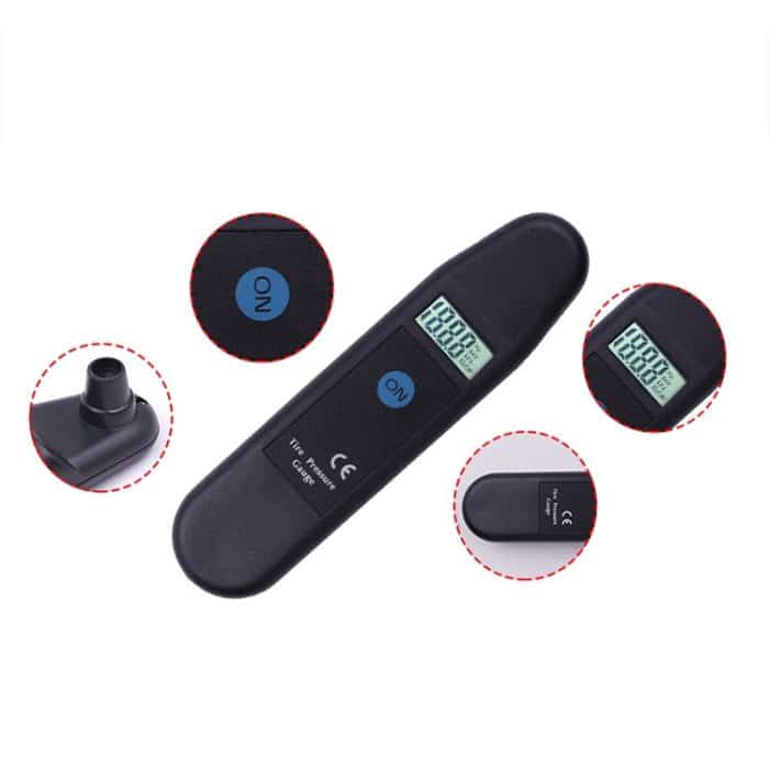 Hochpräzises Autoreifendruckmessgerät mit digitaler Anzeige, VT800 – Bild 5