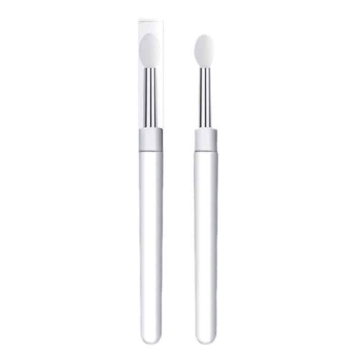 TBD0605301901.jpg Nail Art Silikon-Applikator-Sticks Mehrzweck-Tupfer-Glitzer-Lidschatten-Pinsel zum Auftragen von Maniküre-Werkzeug, 2pcs – Bild 1