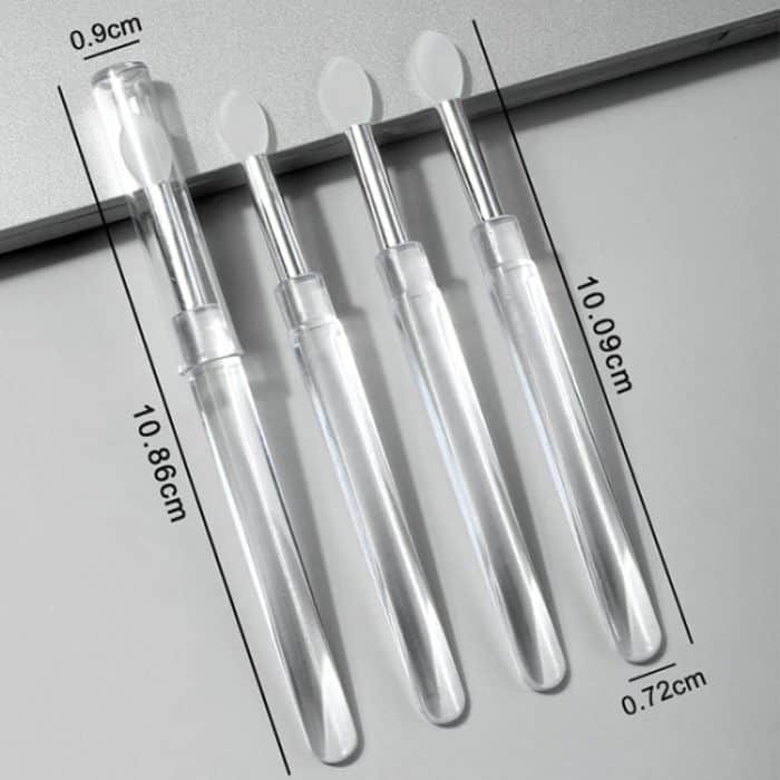 Nail Art Silikon-Applikator-Sticks Mehrzweck-Tupfer-Glitzer-Lidschatten-Pinsel zum Auftragen von Maniküre-Werkzeug, 2pcs – Bild 3