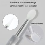 Nail Art Silikon-Applikator-Sticks Mehrzweck-Tupfer-Glitzer-Lidschatten-Pinsel zum Auftragen von Maniküre-Werkzeug, 2pcs – Bild 6