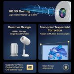 TS-6 Android 11 WiFi6 4K Mini-Projektor mit verstecktem Lift und Gimbal, US Plug, EU Plug, UK Plug, AU Plug – Bild 14