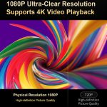 TS-6 Android 11 WiFi6 4K Mini-Projektor mit verstecktem Lift und Gimbal, US Plug, EU Plug, UK Plug, AU Plug – Bild 3