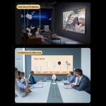 TS-6 Android 11 WiFi6 4K Mini-Projektor mit verstecktem Lift und Gimbal, US Plug, EU Plug, UK Plug, AU Plug – Bild 7