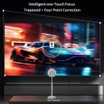 TS-6 Android 11 WiFi6 4K Mini-Projektor mit verstecktem Lift und Gimbal, US Plug, EU Plug, UK Plug, AU Plug – Bild 8