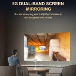 TS-6 Android 11 WiFi6 4K Mini-Projektor mit verstecktem Lift und Gimbal, US Plug, EU Plug, UK Plug, AU Plug – Bild 9