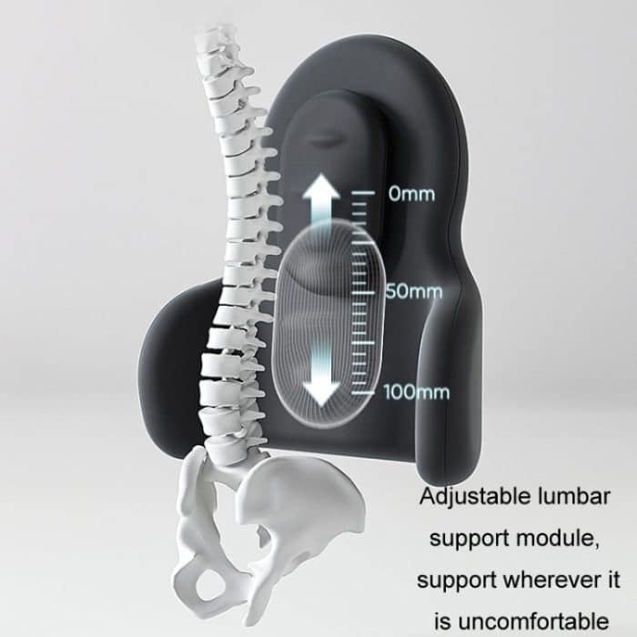 Multifunktionale, verstellbare Lordosenstütze aus Memory-Schaum fürs Auto, Classic Black, Classic Gray, Classic Coffee, Classic Dark Blue, Classic Orange, Classic Pink, Classic Rose Red – Bild 4