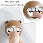 Bär Handtuchhalter Badezimmer Handtuchhaken Küchenlappen Stopper Waschlappen Geschirrtuch Aufbewahrung – Bild 4