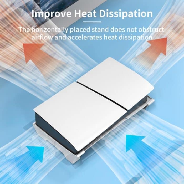 Für PS5 Slim STARTRC GAMES Basis Horizontale Platzierung Halterung Spielkonsole Horizontale Feste Kühlbasis – Bild 4