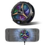 Für Steam Deck / Steam Deck OLED DEVASO Spielkonsole Digital Display Metall Halbleiter Kühlkörper