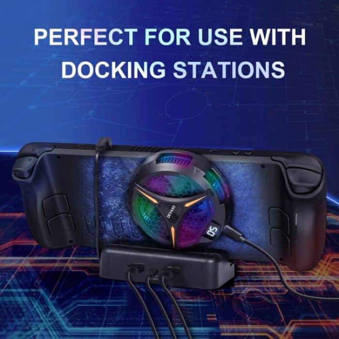 Für Steam Deck / Steam Deck OLED DEVASO Spielkonsole Digital Display Metall Halbleiter Kühlkörper – Bild 7