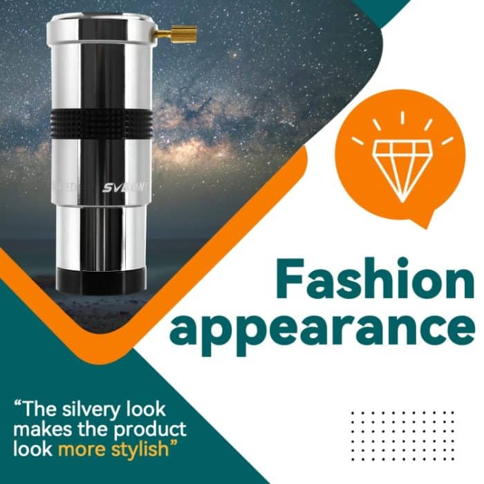 SVBONY SV137 1,25 Zoll 3-fache Lupe, Nicht-M42-Schraubenversion ohne T-Port – Bild 7