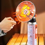 Outdoor Camping Heizung Mini Tragbare Gas Heizung Brenner Angeln Gas Kamin – Bild 2