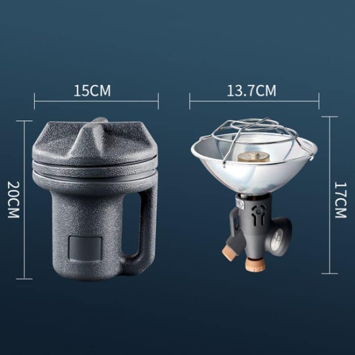 Outdoor Camping Heizung Mini Tragbare Gas Heizung Brenner Angeln Gas Kamin – Bild 3